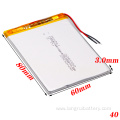 2500mAh 3.7V Custom Li-Polymer Battery